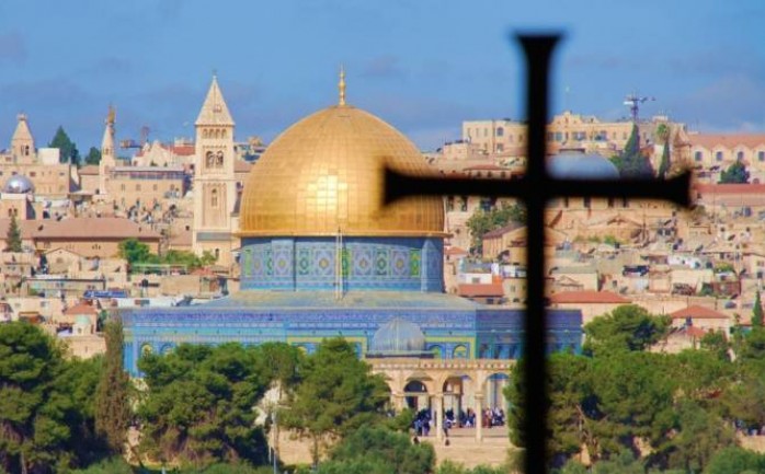 تلاصق المساجد والكنائس في مدينة القدس